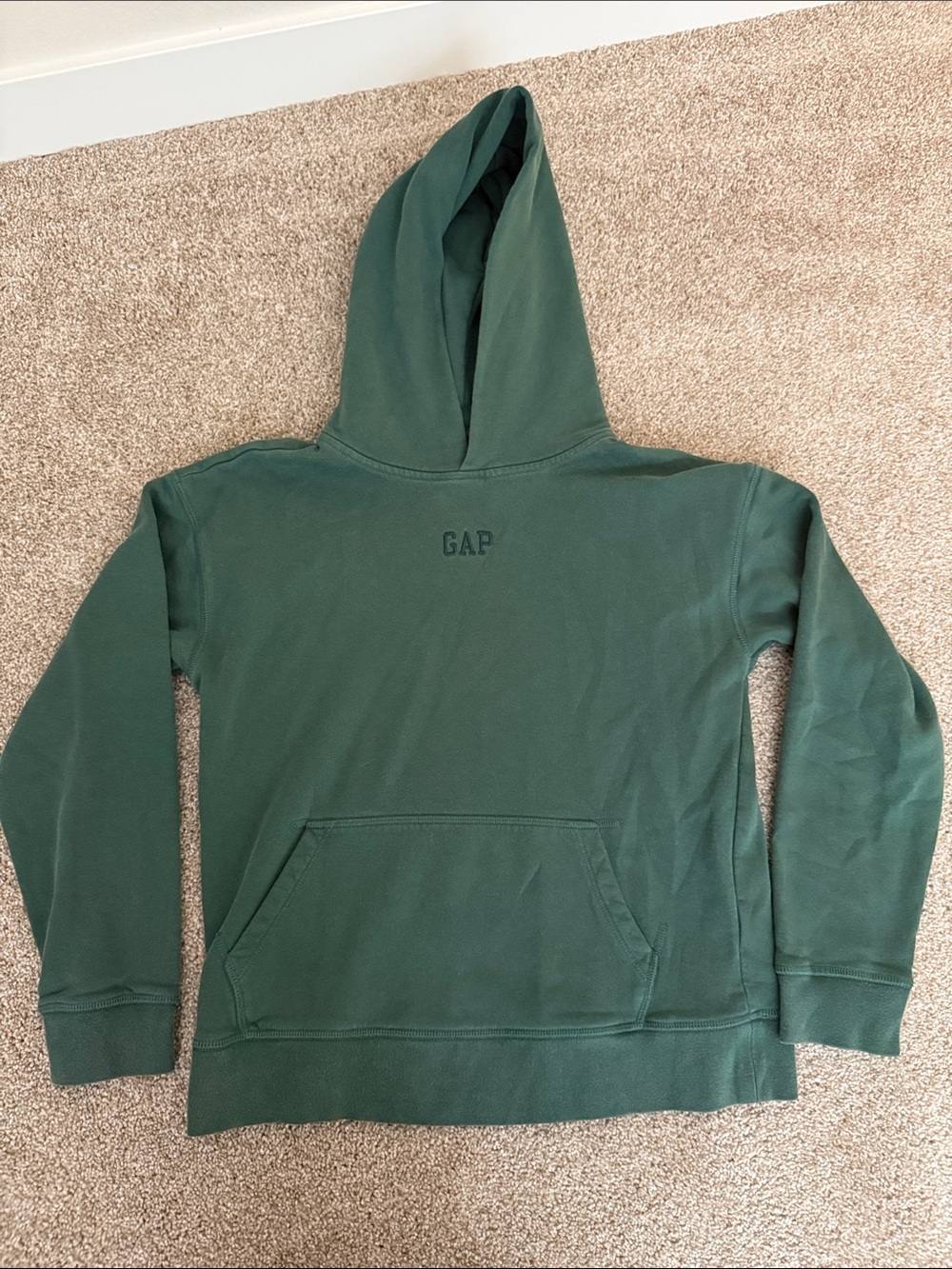 GAP Dark Green Pullover Hoodie